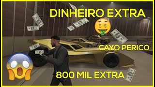 CAYO PERICO COMO GANHAR MUITO DINHEIRO  DINHEIRO EXTRA 600 MIL  800MIL A MAIS NO GOLPE  GTA V [upl. by Winou]