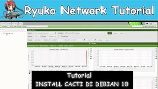 TUTORIAL INSTALL CACTI DI DEBIAN 10 MENGGUNAKAN VIRTUALBOX [upl. by Werra505]