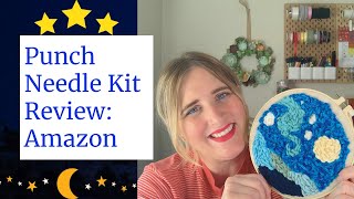 Punch Needle Kit Review Amazon [upl. by Shore688]