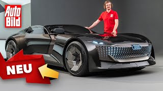 Audi Skysphere Concept 2021  Fahrmaschine mit LoungeQualitäten  Sitzprobe mit Andreas Huber [upl. by Sochor]