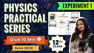 Ohm’s Law experiment class 12  ohmslaw top coaching [upl. by Tati400]