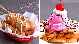 DIY Fried Dessert Ideas for a Delicious Friyay Treat  So Yummy [upl. by Htiekel]