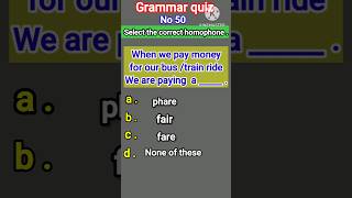 Homophone quiz Can you identify the correct homophone  lets see [upl. by Nnek]