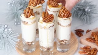 Maple Pecan Cheesecake Shooters [upl. by Ahsitra48]