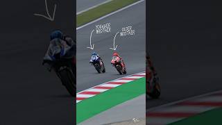 Sibling rivalry in motorcycle racing Marquez vs Marquez motogp [upl. by Lombard]