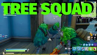 Fortnite TREE SQUAD VICTORY  Victory Royale  Bushranger  Fortnite Battle Royale Gameplay [upl. by Orelu]