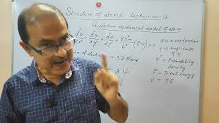 Structure of atomclass 11chemistry Quantum mechanical model of atom Lecture no 13 [upl. by Adnarahs]