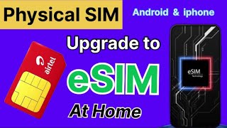 How to convert Airtel Physical Sim to eSIM  Airtel eSIM activation  Perfect Engineer [upl. by Ellienad]