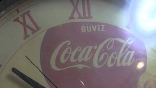 Bubez CocaCola wall mount clock コカ・コーラ壁がけ時計 [upl. by Saturday955]