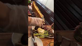 Raclette Cheese on steak in NYC [upl. by Kayle235]