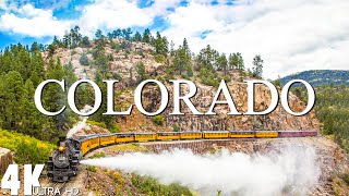 24 HOURS DRONE FILM quot COLORADO in 4K quot  Relaxation Film 4K  beautiful places in the world 4k [upl. by Ellerud414]