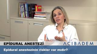 Epidural anestezinin riskleri var mıdır [upl. by Amsirhc]