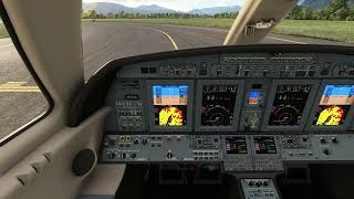 Microsoft Flight Simulator 2020  Cessna Citation CJ4  Salzburg to Hamburg [upl. by Sidwohl]