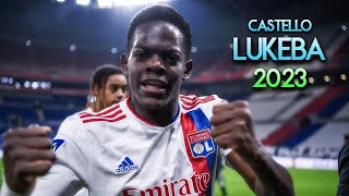 Castello Lukeba 2023 💪🏿 Defensive Skills amp Tackles ► OLYMPIQUE LYON [upl. by Ahseuqram]