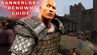 Complete Guide to Renown What It Does How To Earn It Best Ways To Farm It MampB 2 Bannerlord [upl. by Stephanus352]