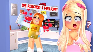 MY BEST FRIEND IS A SECRET YOUTUBER IN ROBLOX BROOKHAVEN [upl. by Goren]