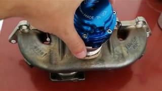 Applicazione ProtoXide Wastegate Esterna su collettore scarico 500 Abarth [upl. by Arim]