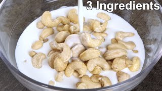 Add Milk into Nuts and Sugar for Amazing Dessert [upl. by Aneri]