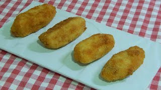 Cómo hacer croquetas de atún muy cremosas y económicas [upl. by Idnam]