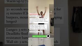 Home workout routine for a week  Workout for PCOS  Exercise for PCOS pcos exercise [upl. by Myrwyn]