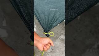 Incredible Tarp Corner Knot Simple But Works [upl. by Eelsew]