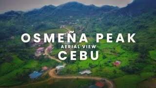 Badian Highlands  Osmeña Peak Cebu Aerial shot [upl. by Odlopoel]