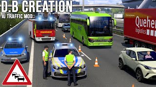 ETS2 149 DB Creation quotAI Traffic Modquot ★ TESTFAHRT 2572 EURO TRUCK SIMULATOR 2 [upl. by Ymeraj]