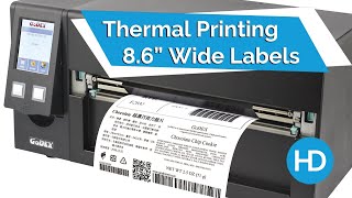 Thermal Printing Wide Chemical Labels  HD Labels [upl. by Edrahs]