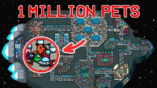 Among Us but with 1 MILLION PETS [upl. by Pimbley]