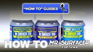 HOW TO GUIDE MR SURFACER FOR TANKS [upl. by Kubiak]