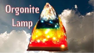 How to Make Orgonite “Chakra Glows” Pyramid Lamp wUSB Cable [upl. by Nirrac]