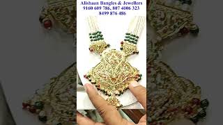 Charminar Bridal Special Pure Original Pearls amp Navratan Jewellery Single Courier COD IN HYD [upl. by Harod9]