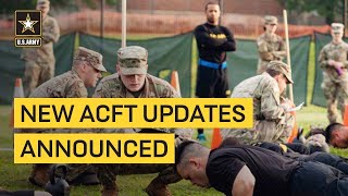 Key Changes to the ACFT Announced [upl. by Ahsinid]