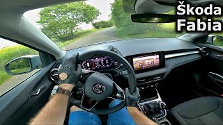 2022 Škoda Fabia 15 TSI DSG  POV test drive  0140 kmh [upl. by Nylsirk654]