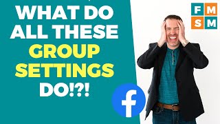 Facebook Group Settings Tutorial 2023 [upl. by Yellek]