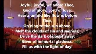 Mormon Tabernacle Choir  Joyful Joyful We Adore Thee [upl. by Gathers534]