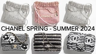 CHANEL SPRINGSUMMER COLLECTION 2024 ❤️ CHANEL EVENING BAGS [upl. by Gleeson]