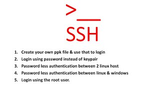 SSH Configuration Tutorial PPK File PasswordLogin PasswordlessAuth Linux amp Windows RootAccess [upl. by Suelo114]