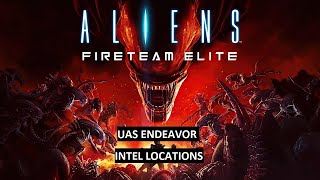 Aliens Fireteam Elite UAS ENDEVOUR Intel Locations [upl. by Hannahsohs]