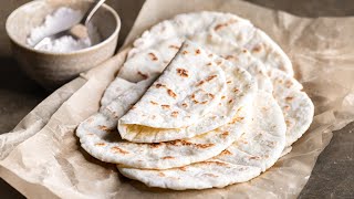 3 Ingredient Flatbread no gluten no yeast no oil  Real Food Healthy Body [upl. by Ishmael55]