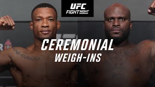 UFC São Paulo Ceremonial WeighIn [upl. by Fishbein191]