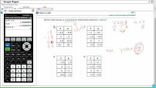 8th Grade STAAR Practice Proportional and Nonproportional Graphs 85F  6 [upl. by Egni]