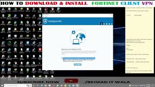 Fortinet VPN VPN VPN Client forticlient VPN Behzad IT Wala [upl. by Marcelo]