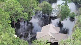 Pollocksville still underwater Wilmington now dry [upl. by Lennie249]