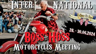 BossHossV8 Motorcycles Meeting in Pullman City 18 Meile DragRacing Ballenstedt amp Burnout Contest [upl. by Raclima]