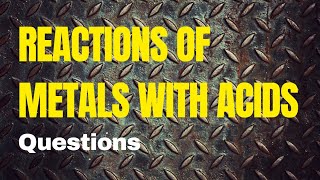 💯 Reactions of Metals with Various Oxygen questions Watch this video to find out [upl. by Queridas]