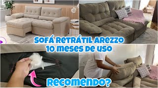 SOFÁ RETRÁTIL E RECLINÁVEL AREZZO BESTHOUSE  10 MESES DE USO  VALE A PENA [upl. by Viglione]