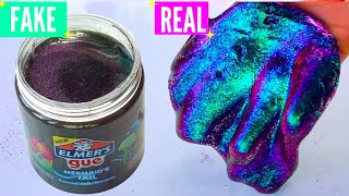 FAKE STORE SLIME VS REAL SLIME [upl. by Godderd]