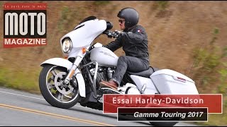 HarleyDavidson gamme Touring 2017  le nouveau moteur à lessai [upl. by Rue]