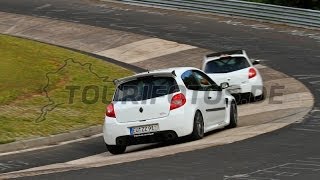 Clio 3 RS Cup vs Clio 3 RS Sport  Nordschleife halb [upl. by Reinold]